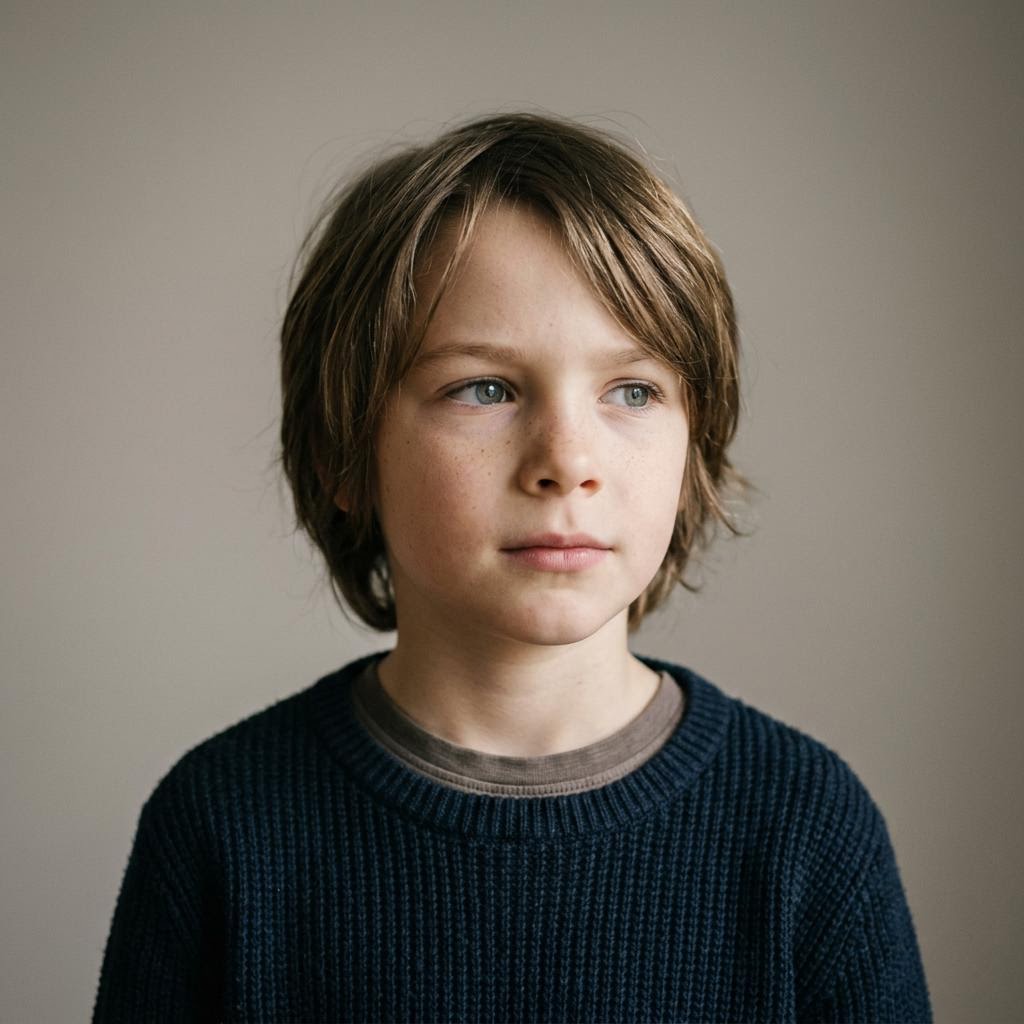 Portrait at age ten